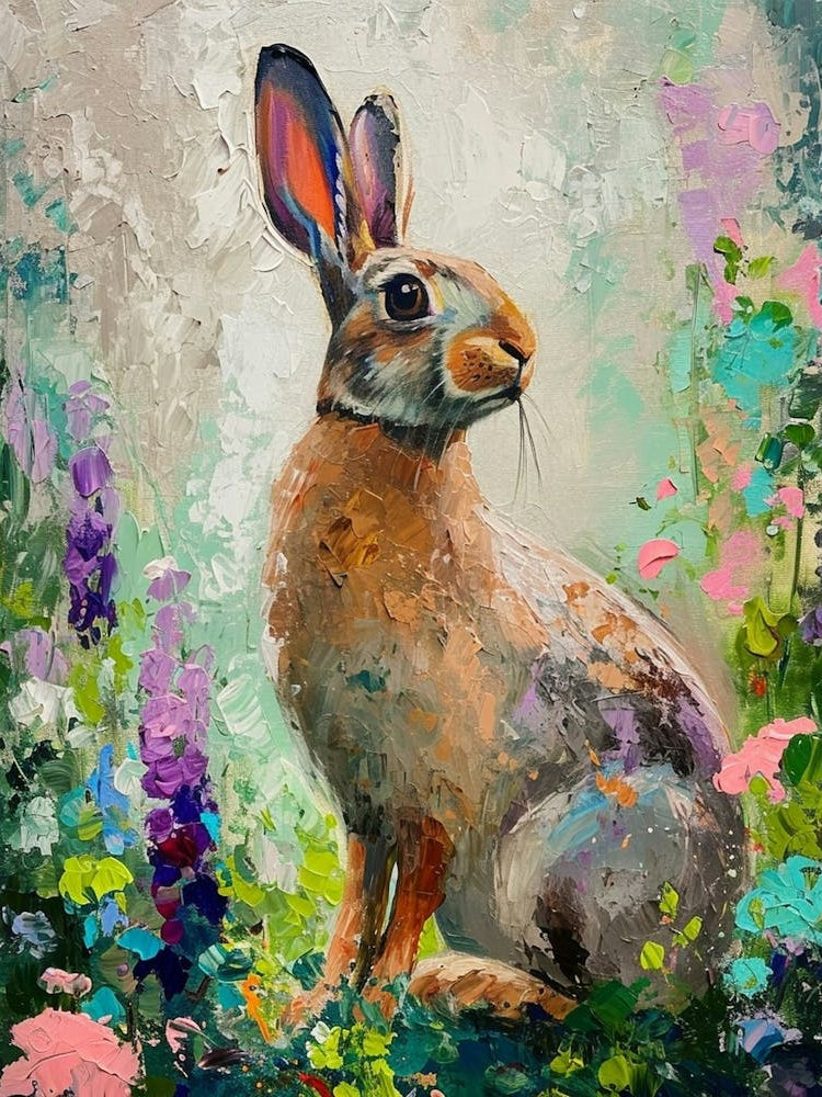 Dutch Rabbit Painting 4