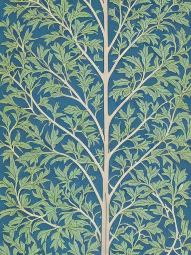 Leyland Cypress tree Vintage Botanical