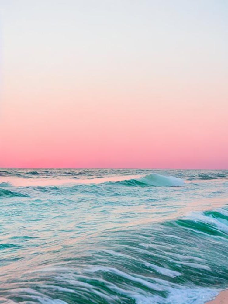 Gulf Shores Beach, Alabama Pink Photography 1