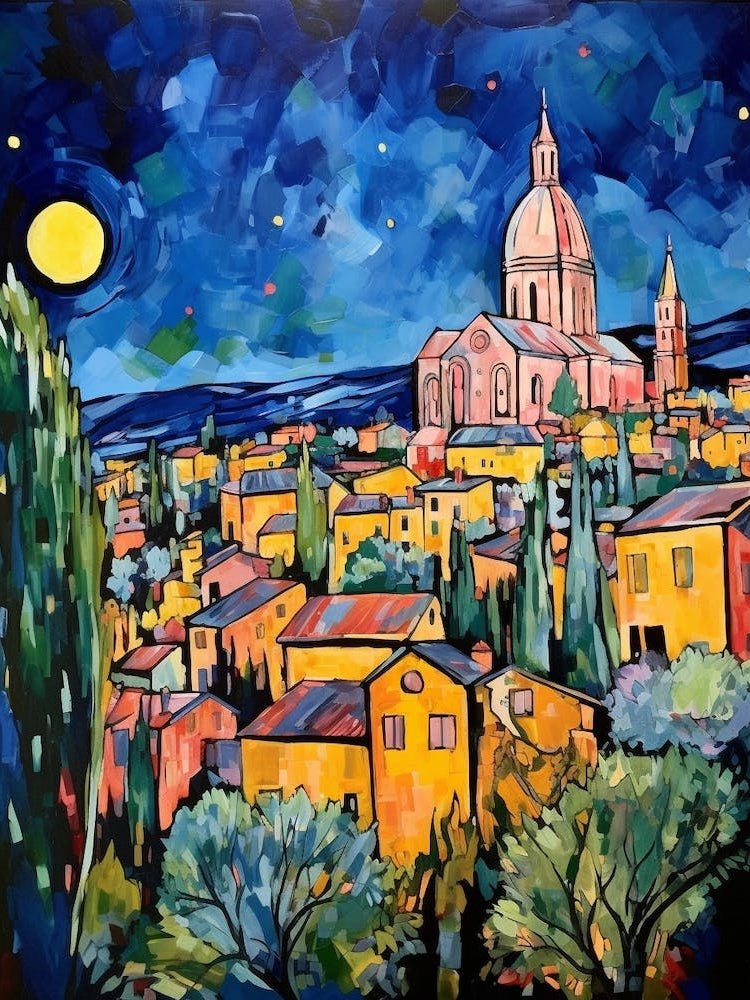 Orvieto Italy 3 Fauvist Painting
