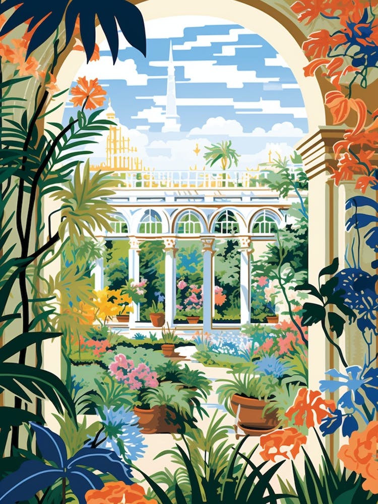 Dumbarton Oaks Usa Modern Illustration 5