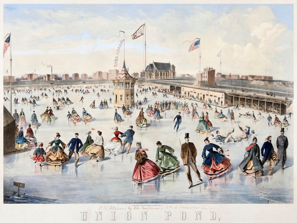 Union Pond, New York (ca.1862), Winslow Homer