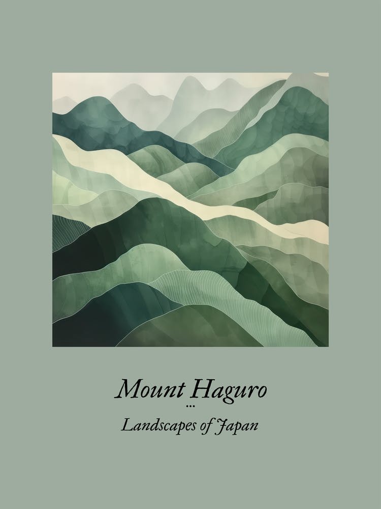 Landscapes Of Japan Mount Haguro 3