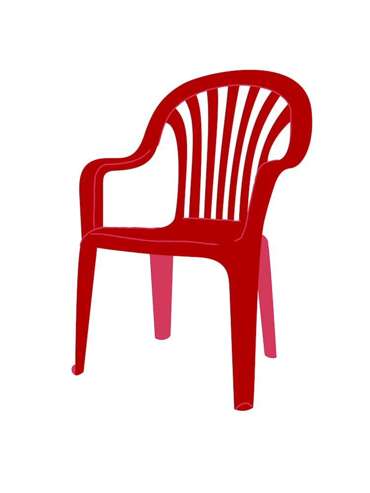 Red Plastic Chair