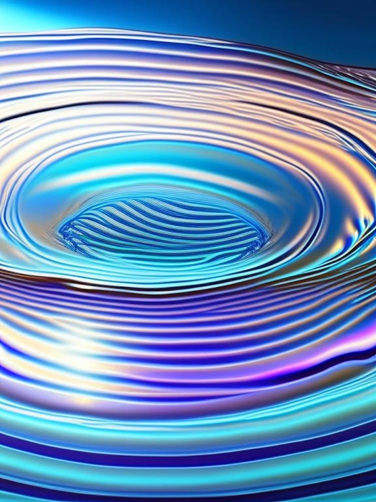 Water Ripples, Waterscape Holographic 1