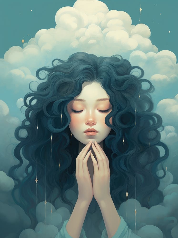 Mädchen in den Wolken 1