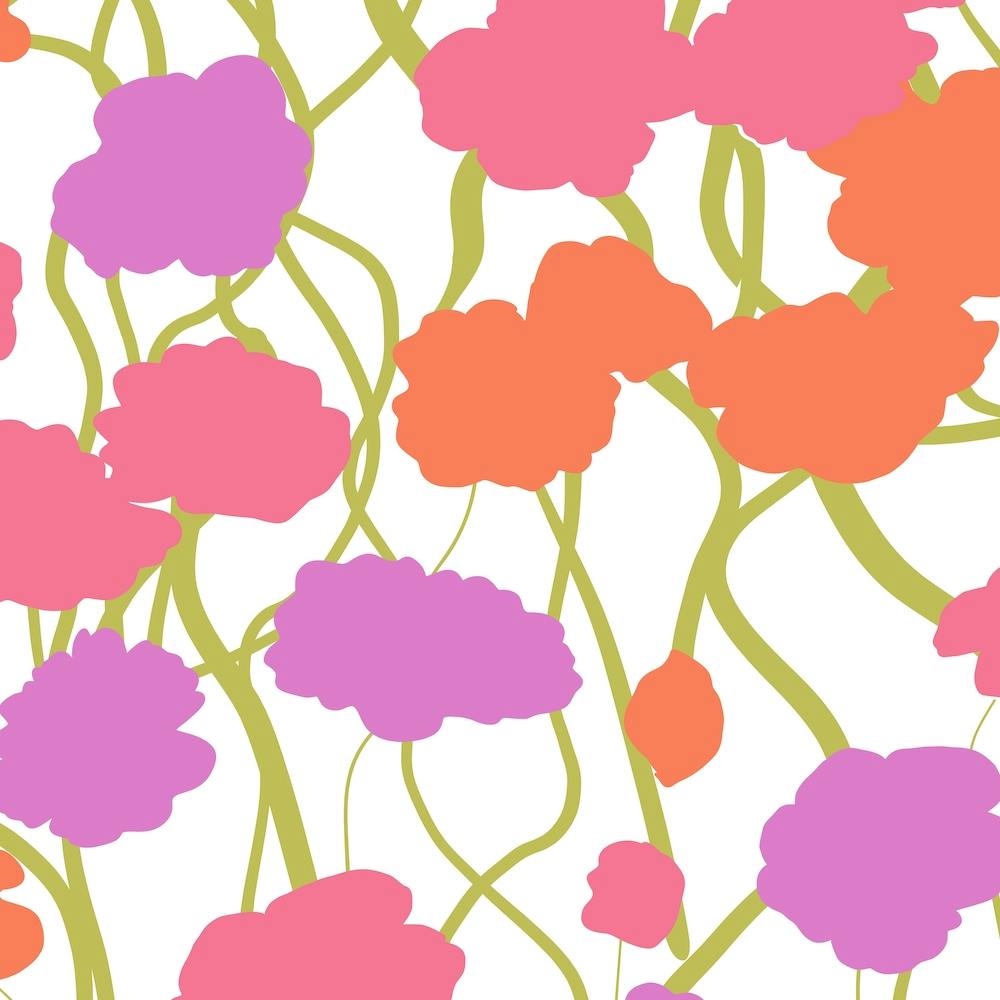 Poppies In Autumn Square