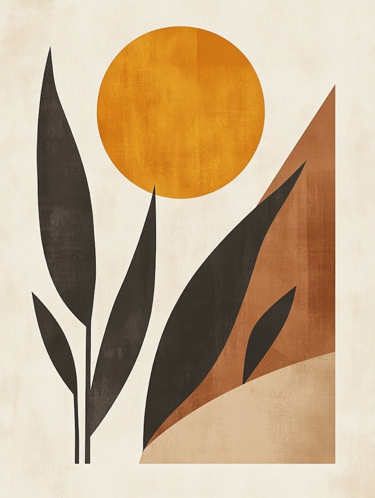 Sunset In The Desert