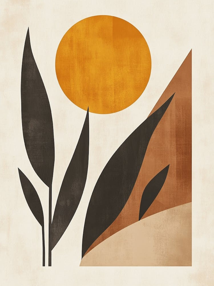 Sunset In The Desert