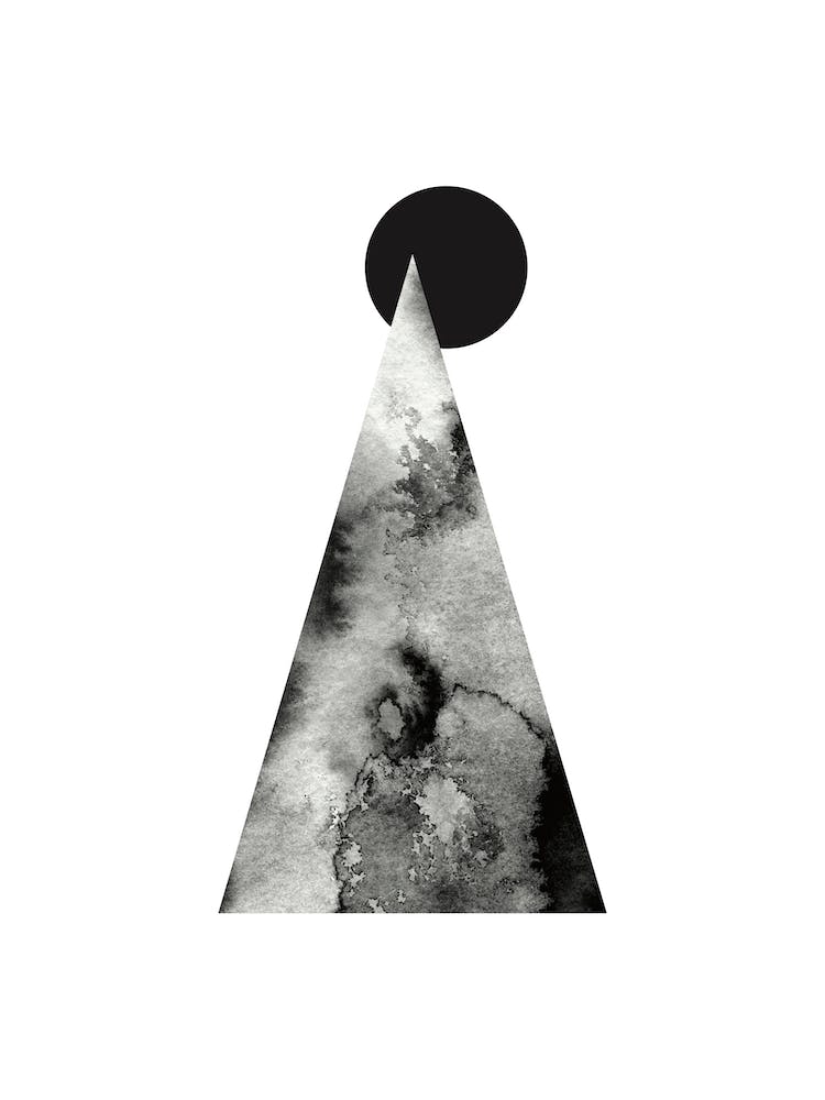 Abstract Moon Mountain