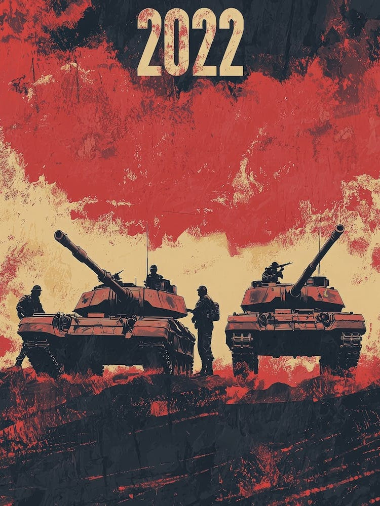 Aihrgdesign A Powerful Geopolitical Poster Marking The Start 7