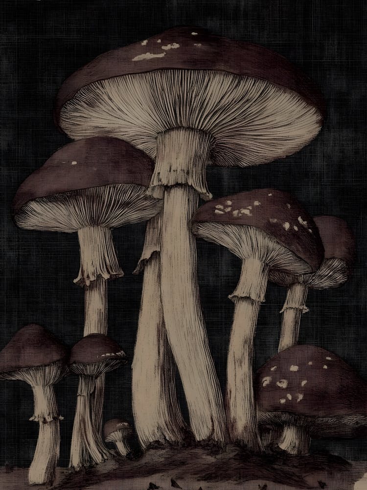 Forest Of Mushrooms