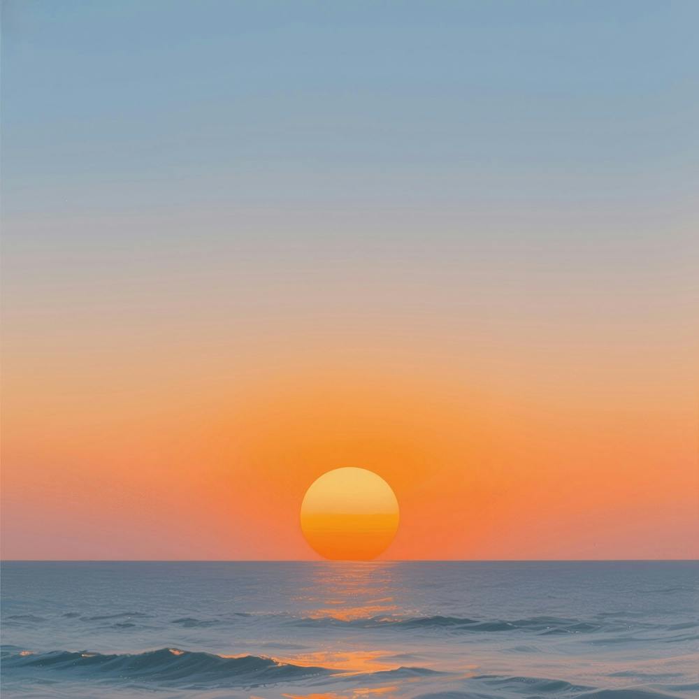 Sunset Over The Ocean 17