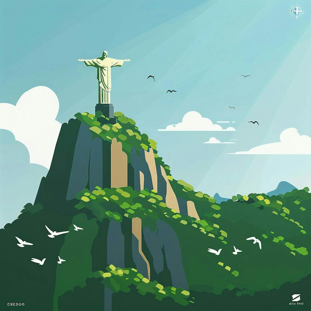 Statue du Christ Rédempteur à Rio