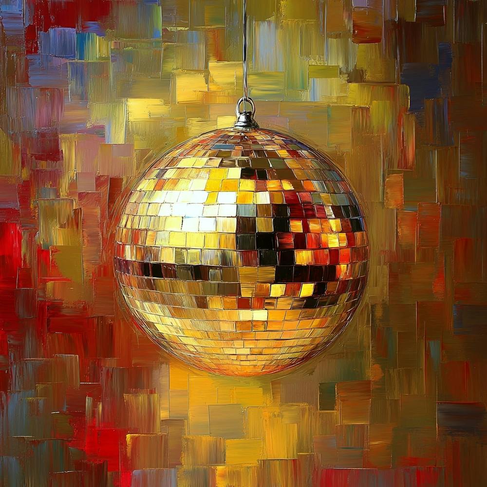 Disco Ball Canvas Print Art 9