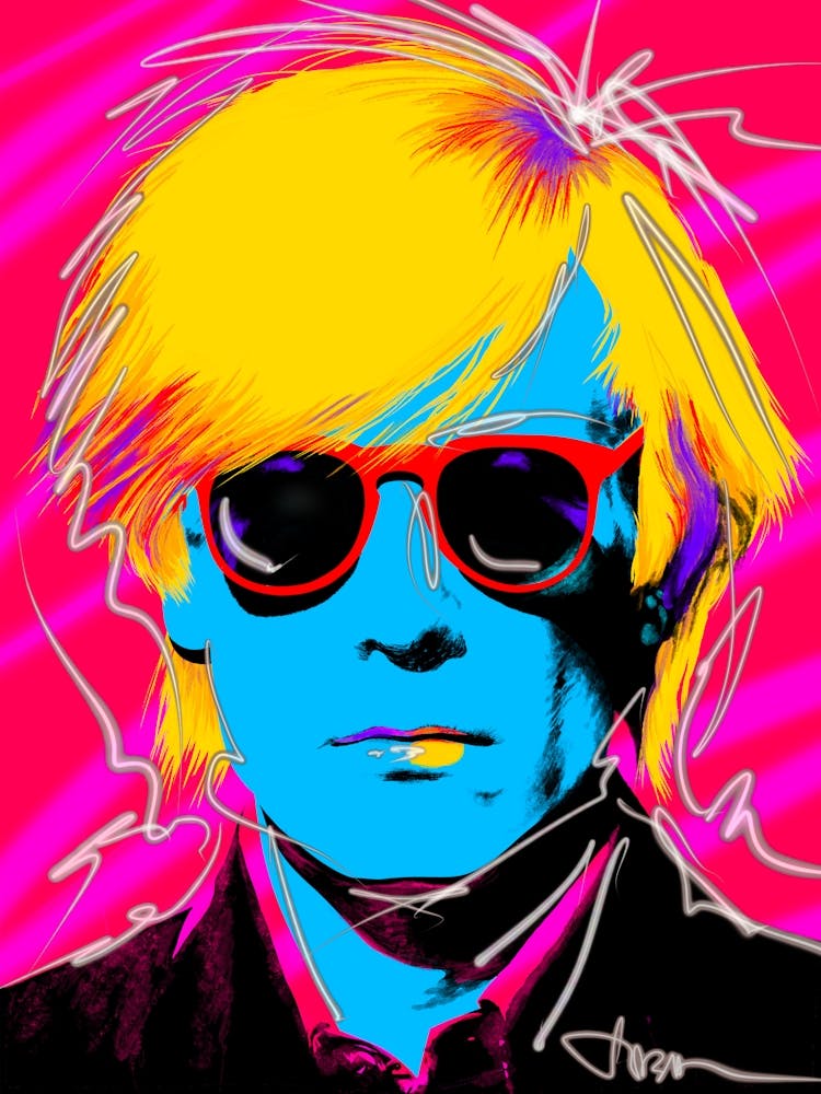 Andy Warhol 2.0 Art Print by POP ART WORLD – Fy!