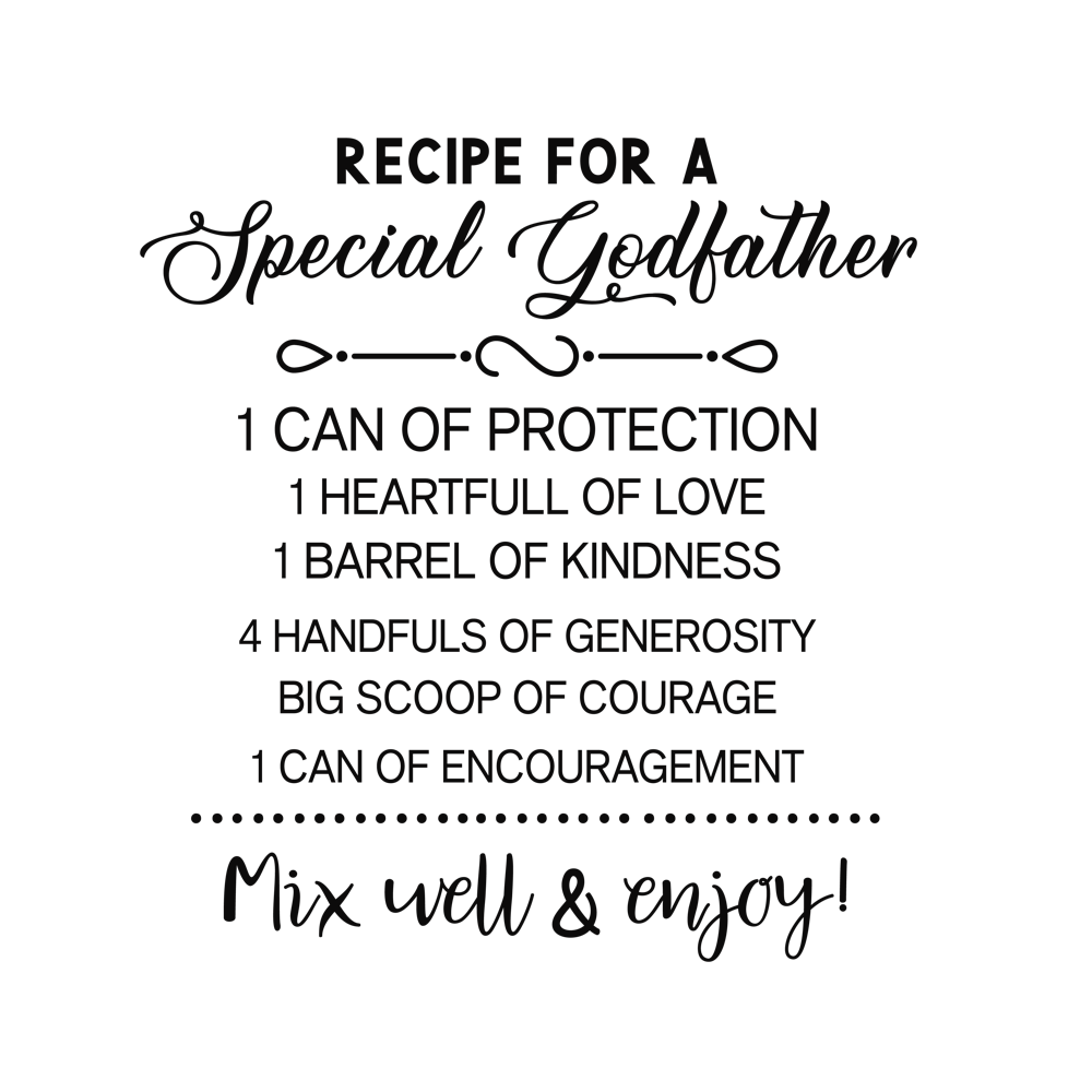 Rezept für einen besonderen Patenonkel