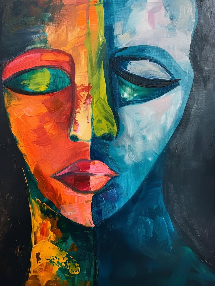 Abstract Of A Woman'S Face 6