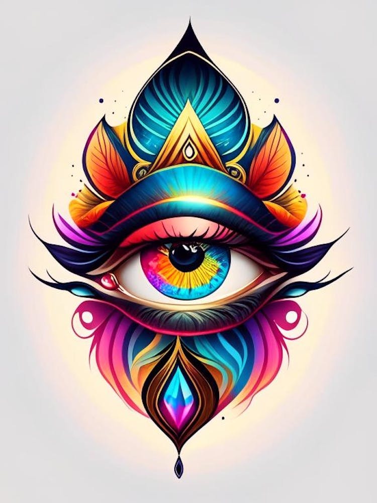 Higher Self, Symbol, Third Eye Tattoo 2