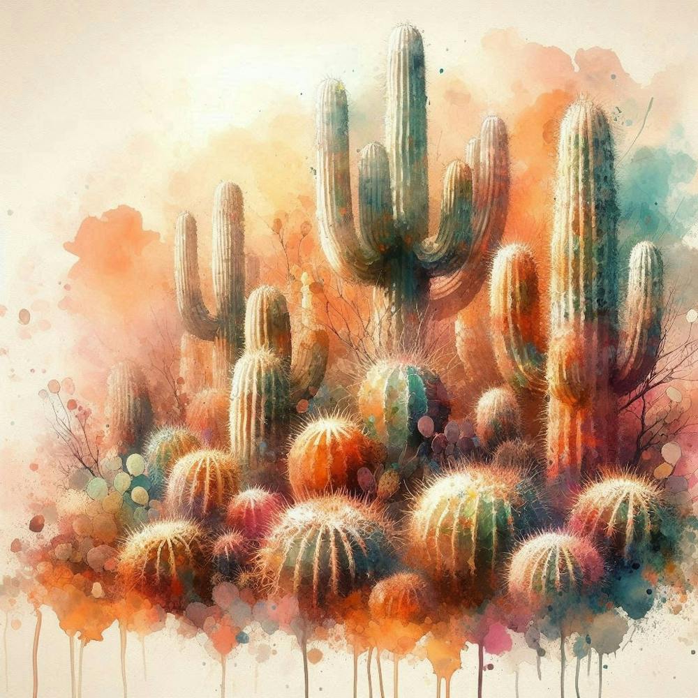 Cactus Painting