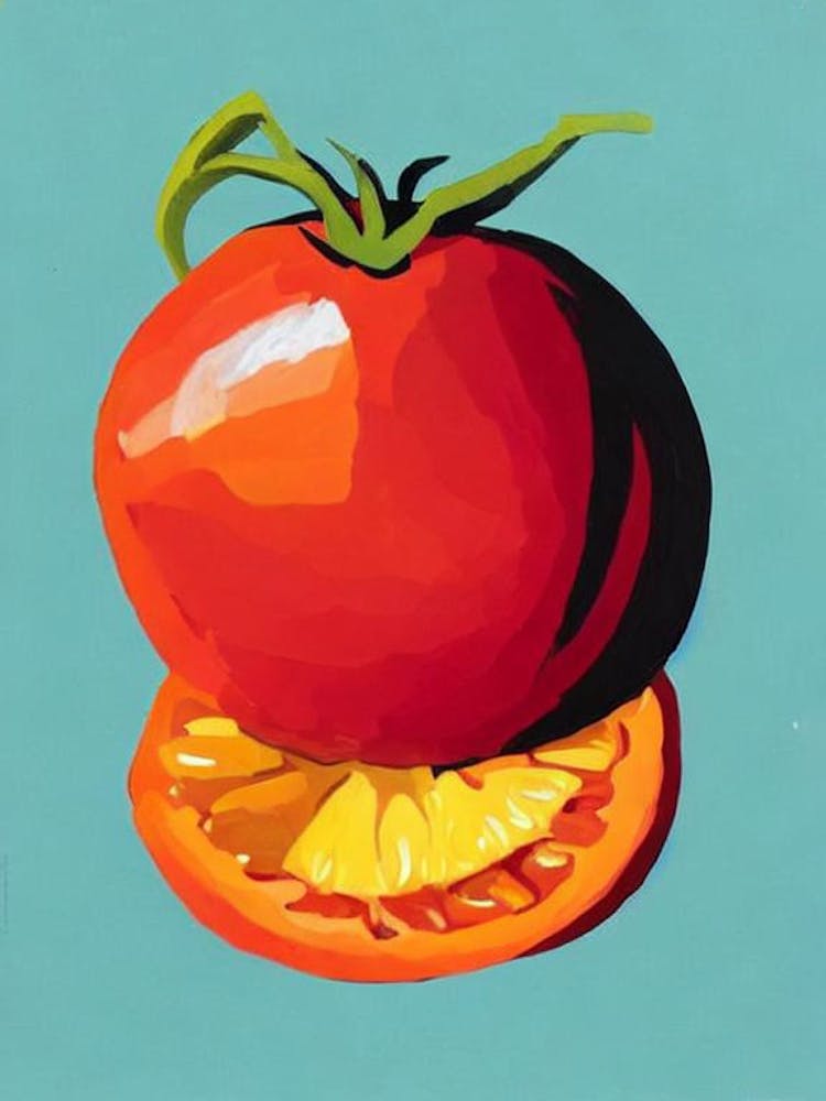 Tomato 2 Bold Graphic vegetable