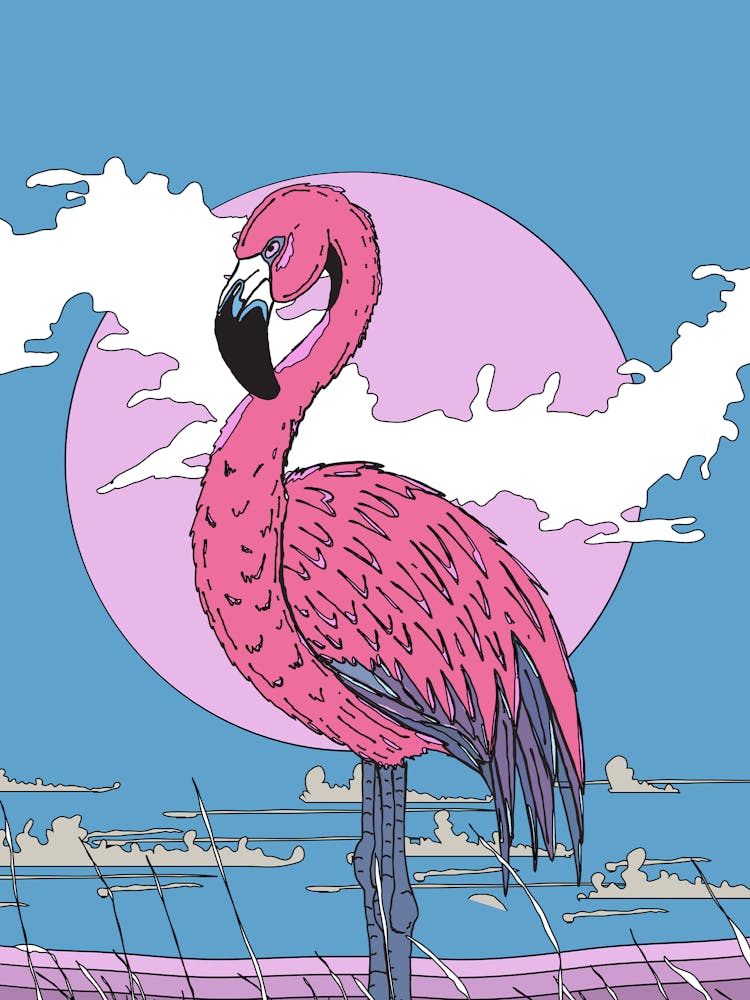 Pink Flamingo 1