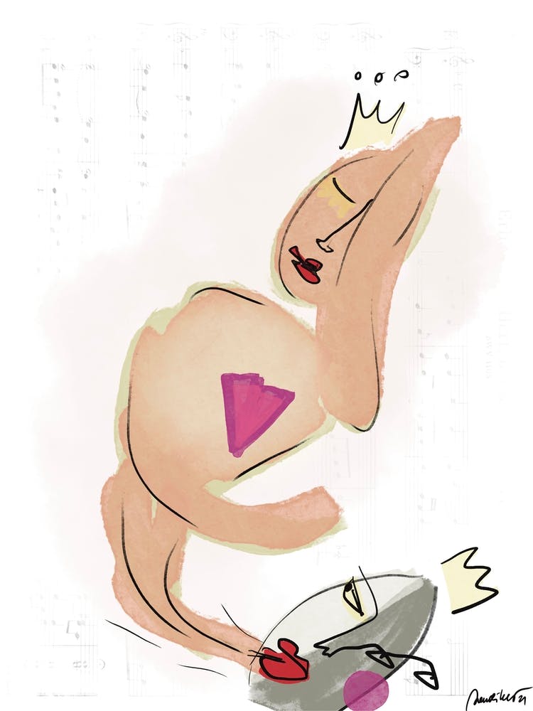 Couple abstract in a real life of relationships
