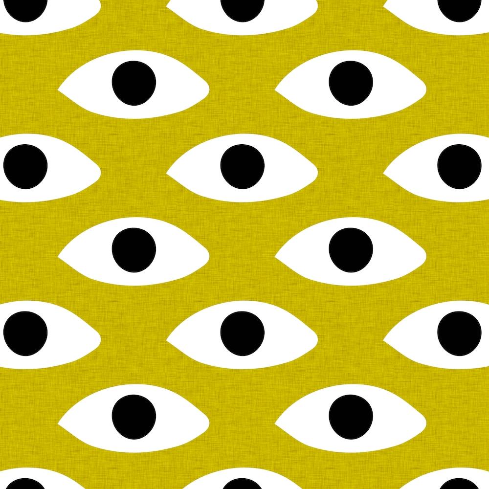 Eye Charm Dark Goldenrod Square