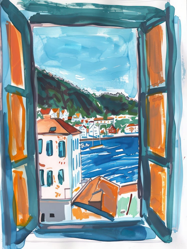 Affiche de voyage Happy Places Bergen 2
