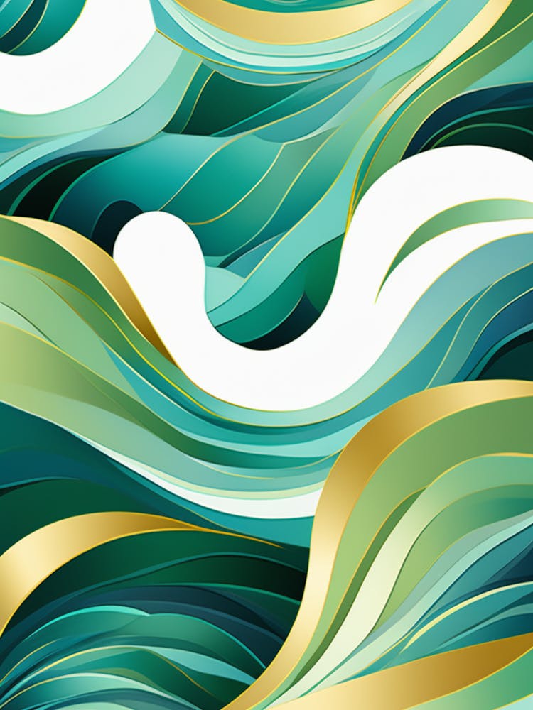 Abstract Background With Waves