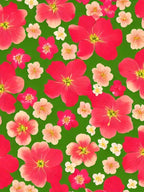 Apple Blossom Repeat Retro Flower