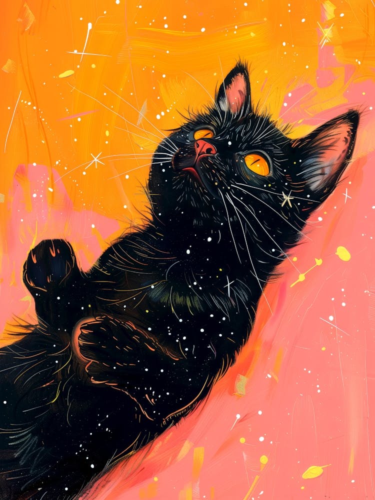 Black Cat In Space 1