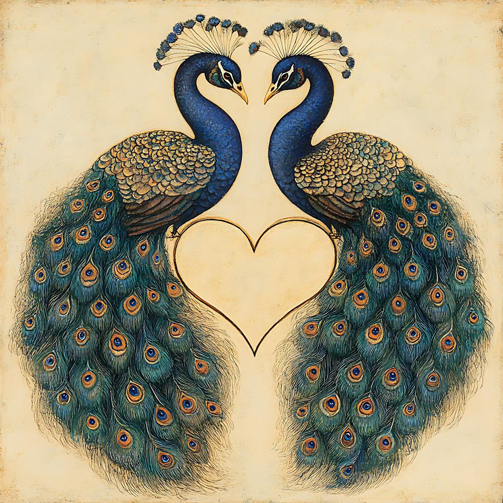 Peacocks In Love 7