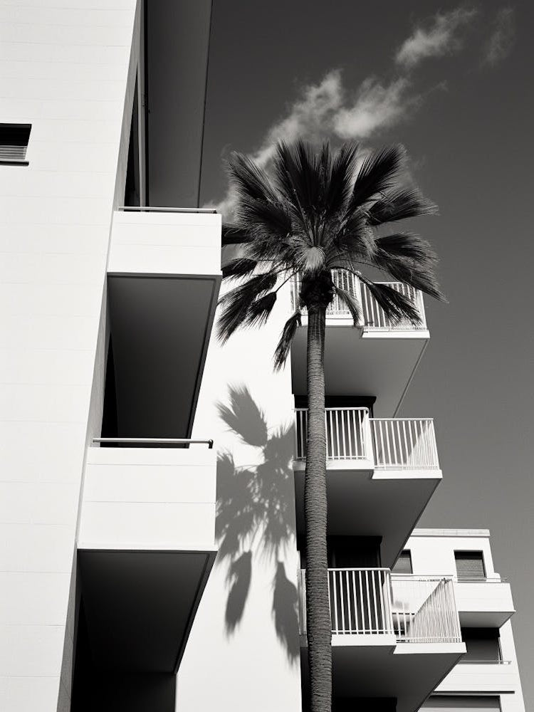 Alicante, Spain, Black And White Old Photo 1