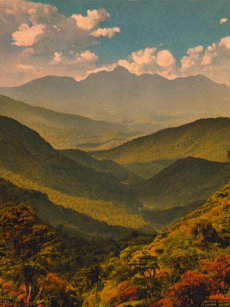 Salonga National Park The Democratic Republic Of The Congo Vintage Poster