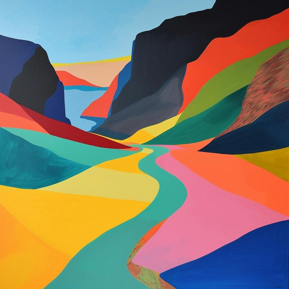 Abstract Travel Collection Iceland 2