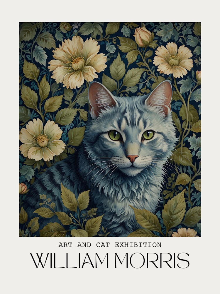 William Morris Silver Cat