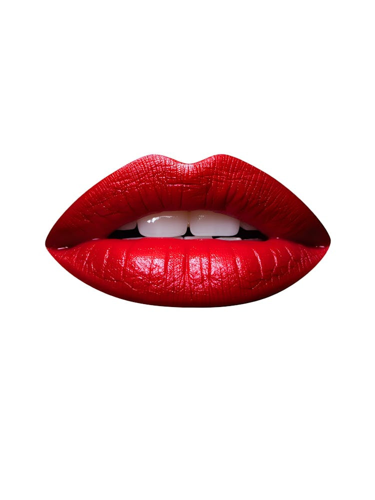 Bold Beauty – A Stunning Close-Up of Luscious Lips