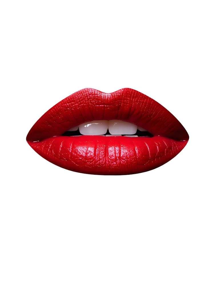 Bold Beauty – A Stunning Close-Up of Luscious Lips