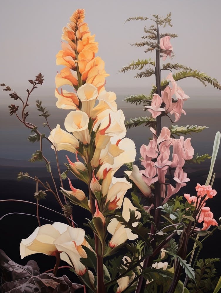 Flower Illustration Snapdragon 1