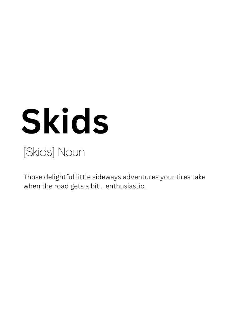 Skids Definition Meaning 2