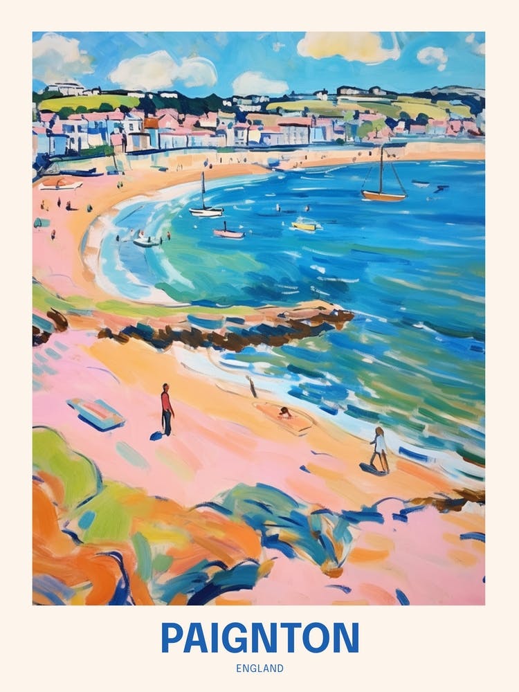 Paignton England Uk Travel Poster