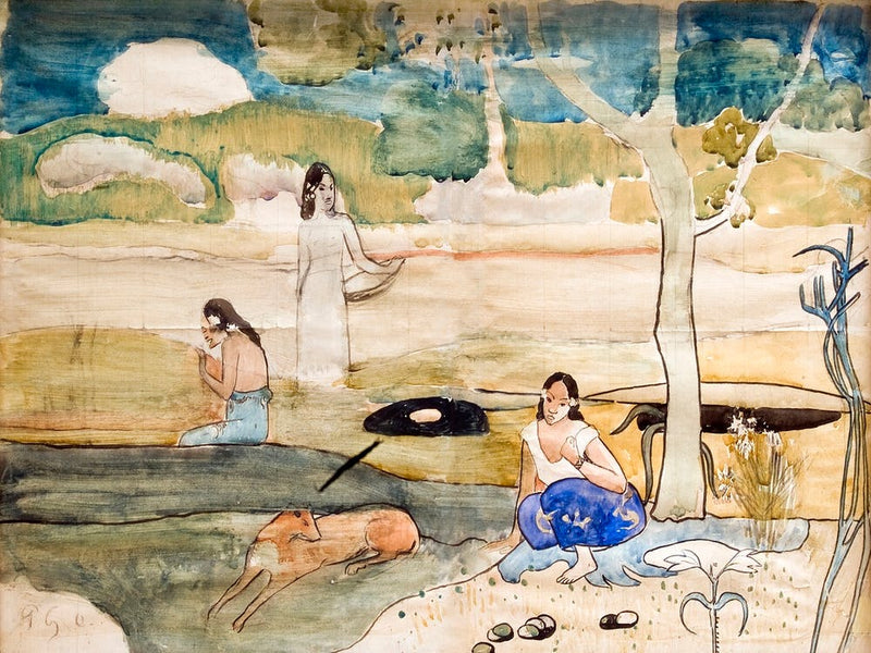 Study From Tahiti (1891), Paul Gauguin