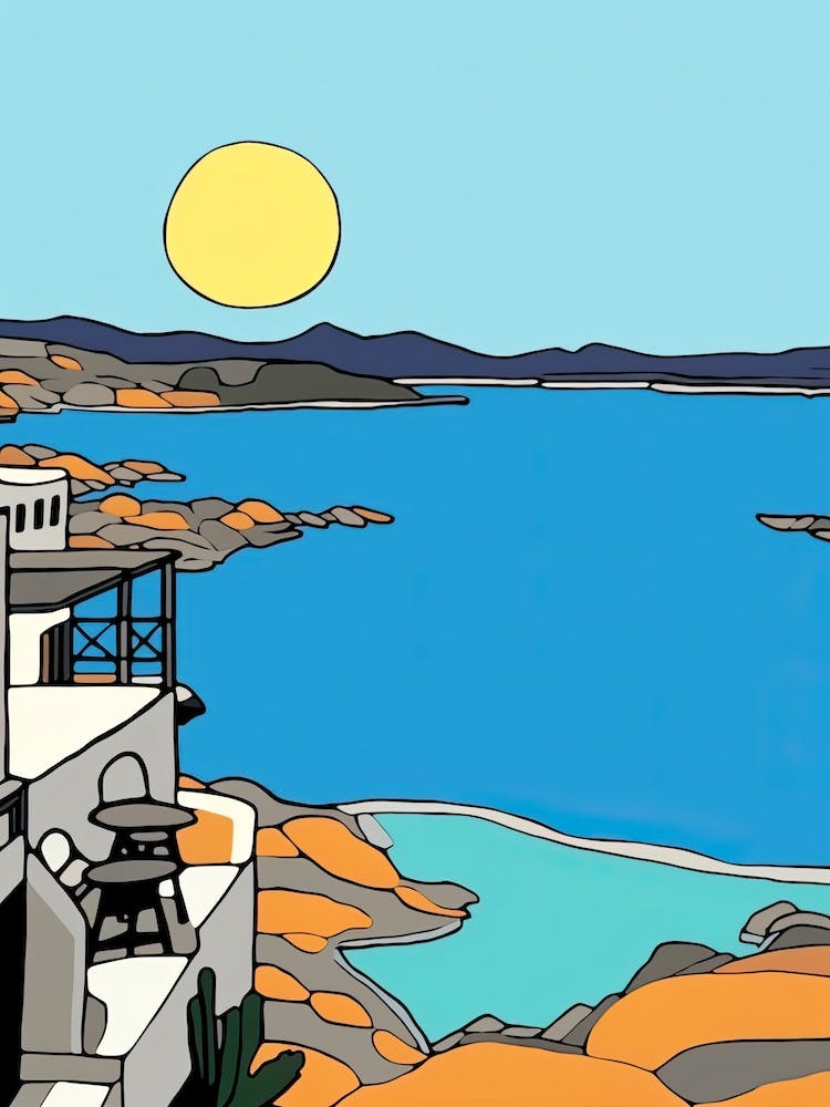 Minimalistischer Designstil von Mykonos, Griechenland 2