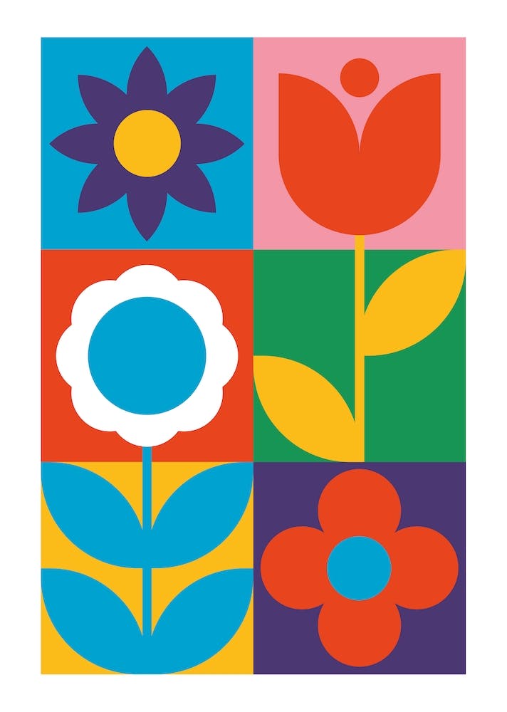 Nature Bold Colour Geometric