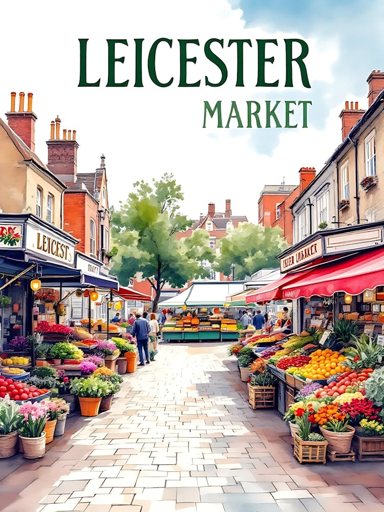 Leicester Retro Vintage Travel V 05