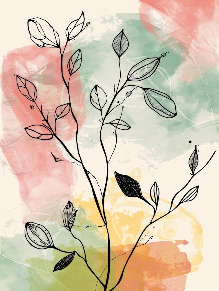 Abstract Watercolor Painting 68