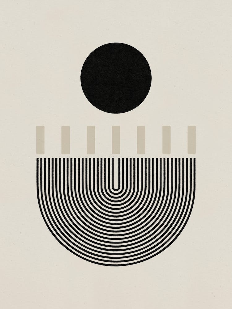 Mid-century geometric shapes