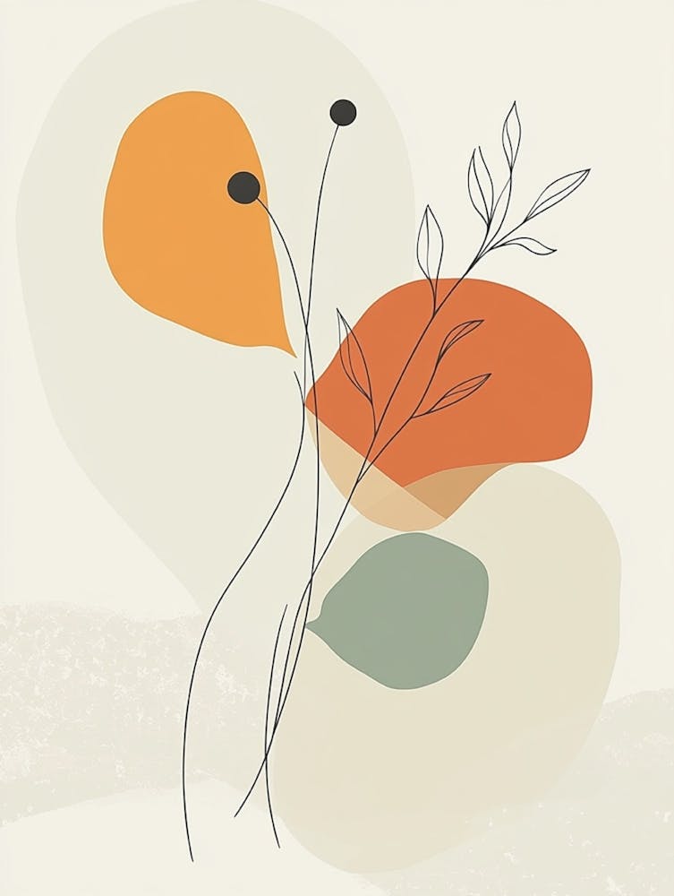 Abstract Floral Painting 4