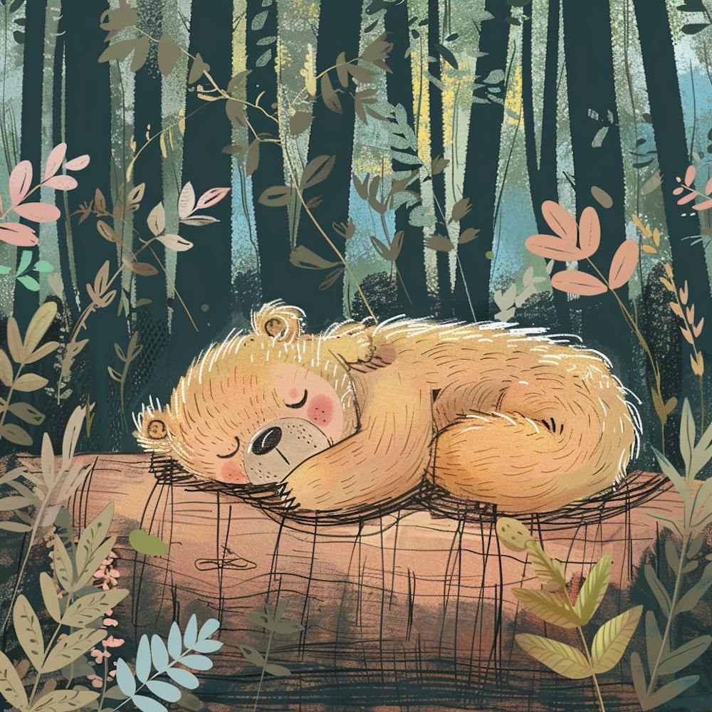 Teddy Bear In The Forest